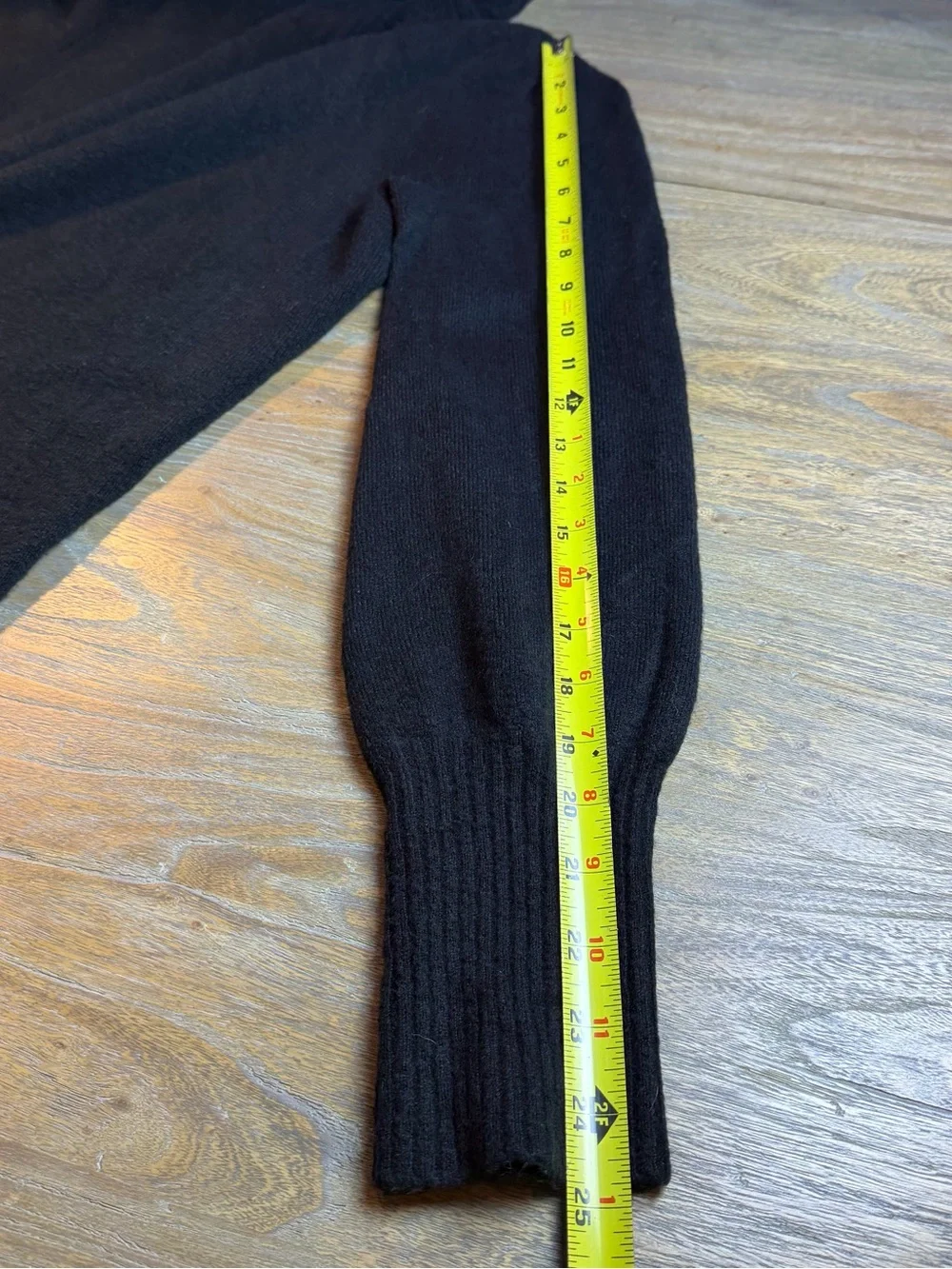 J. Crew Black Turtleneck Wool Blend Sweater